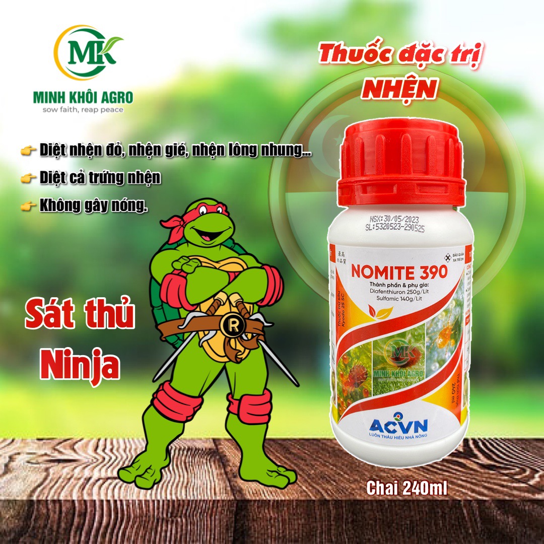 Thuốc đặc trị nhện NOMITE 390 - Chai 240ml